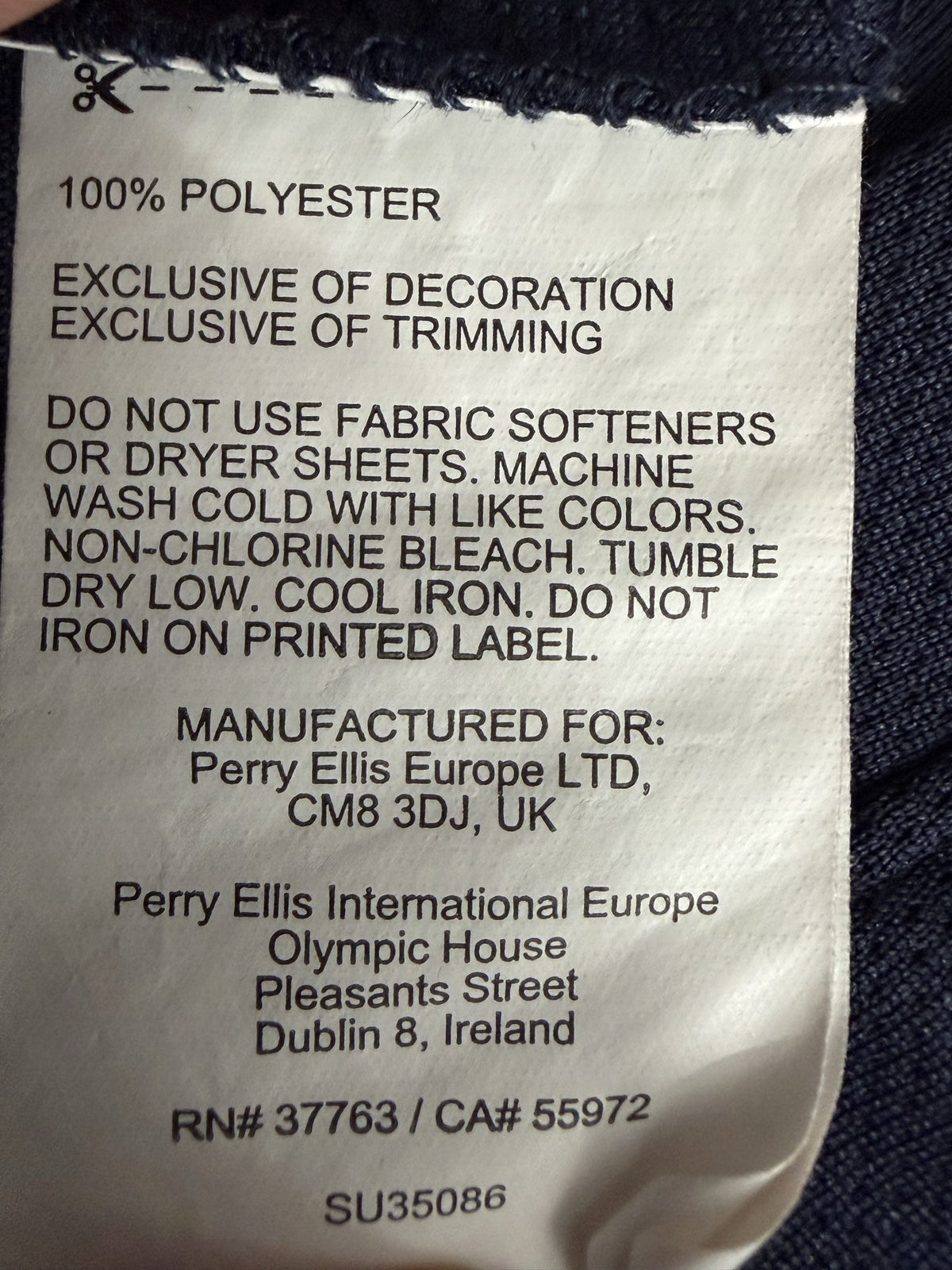 care label