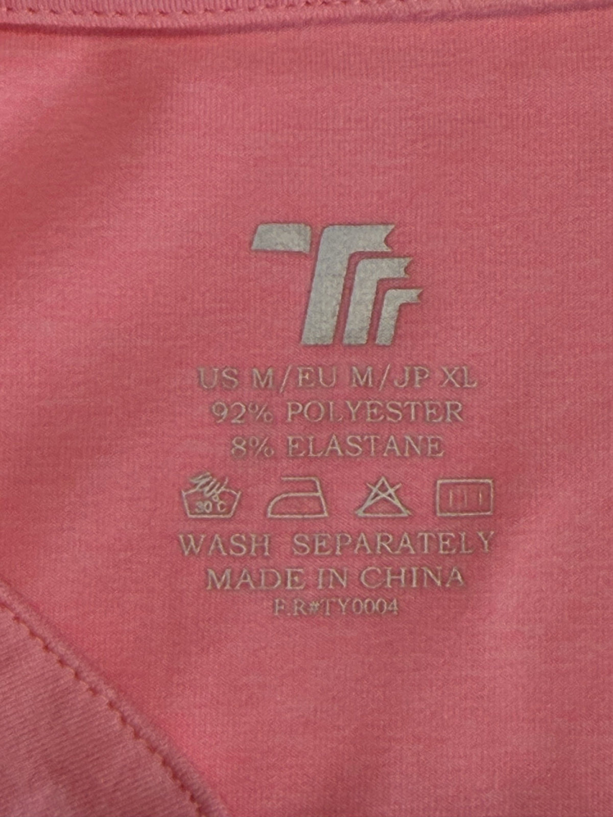 brand and size label