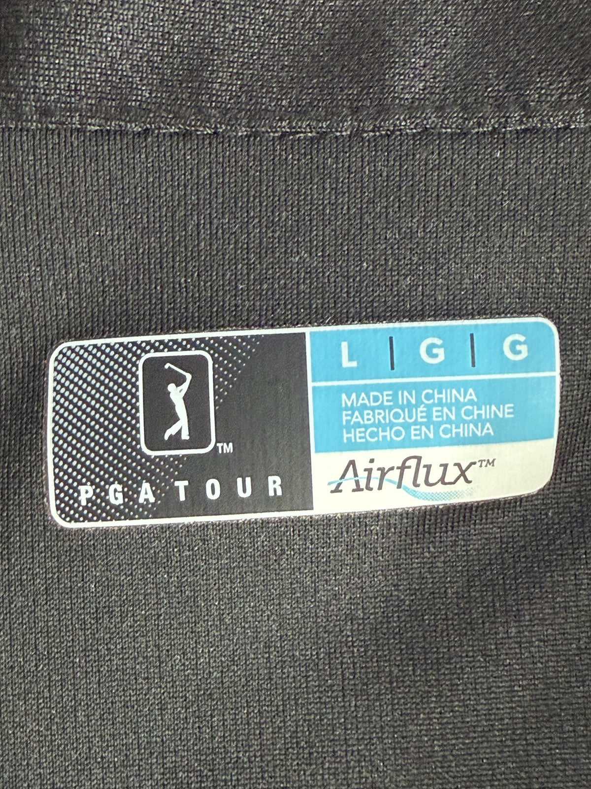 brand and size label