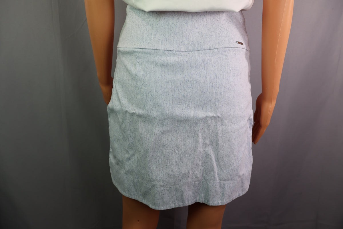 S.C. & Co. Skort, Pale Blue Gray, Size M - back