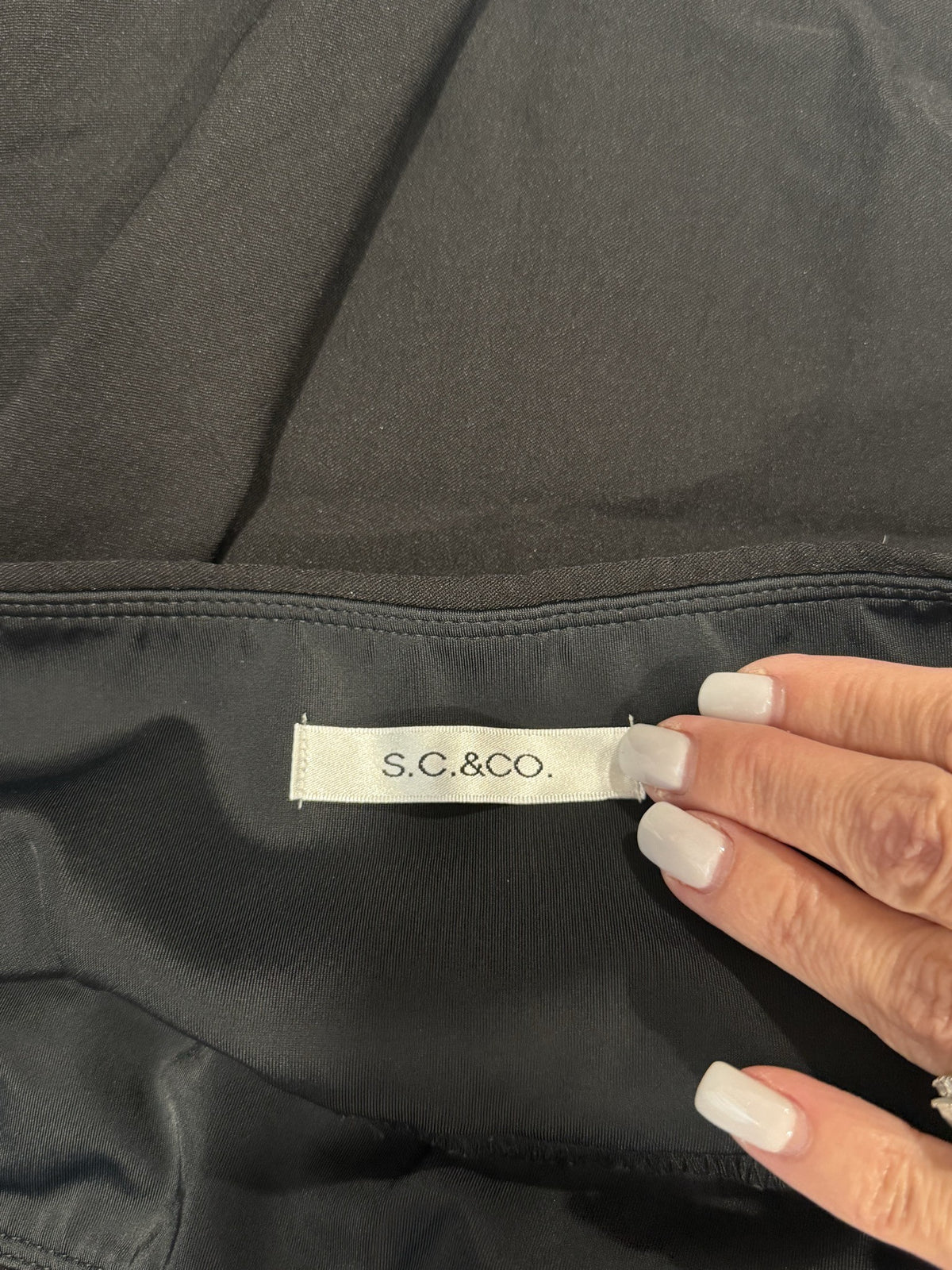 S.C. & Co. Skort, Pale Blue Gray, Size M - label