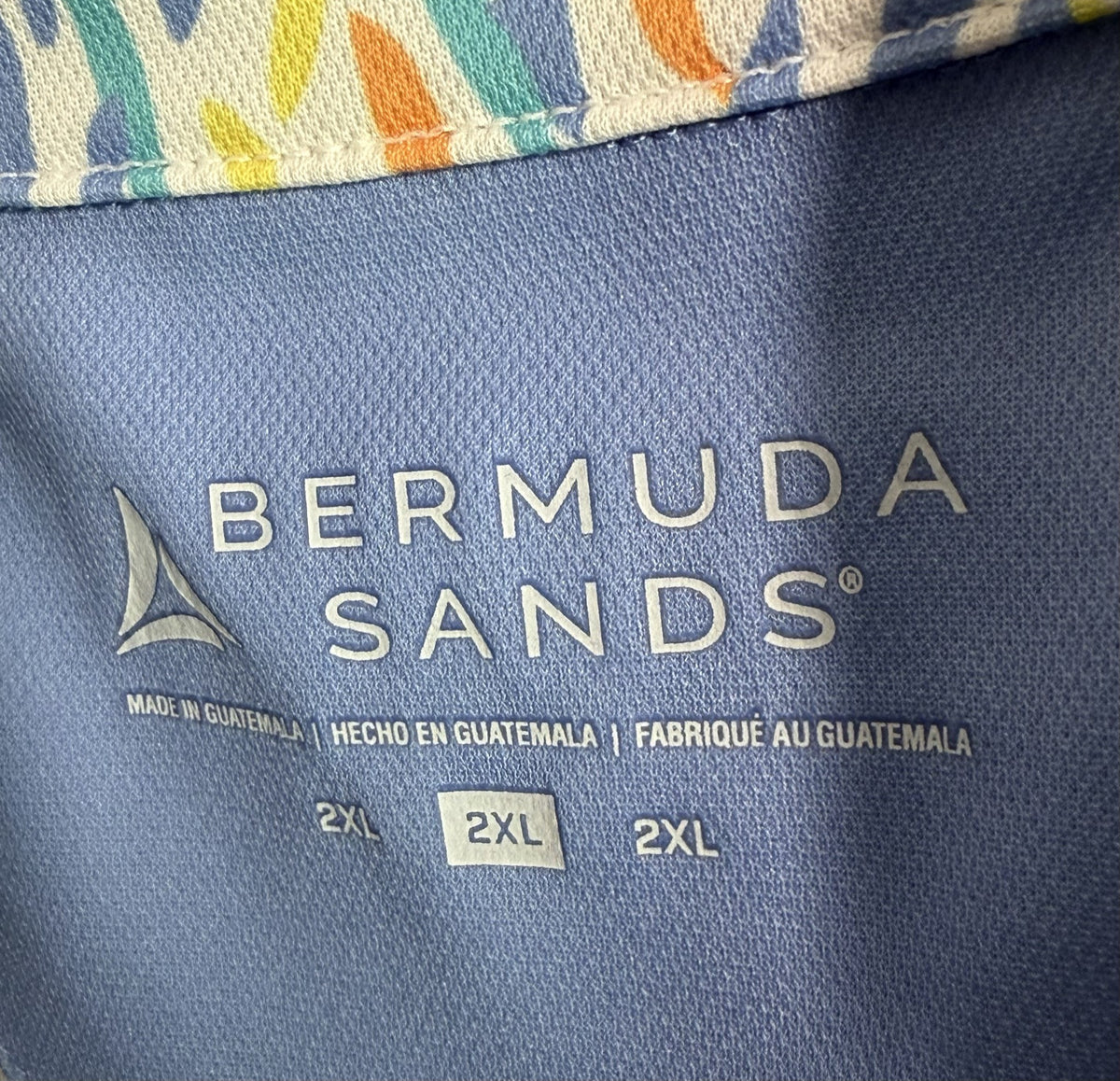 Bermuda Sands Sleeveless Quarter-Zip brand and size label