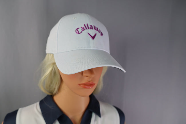 Callaway Golf Cap, White, Adjustable