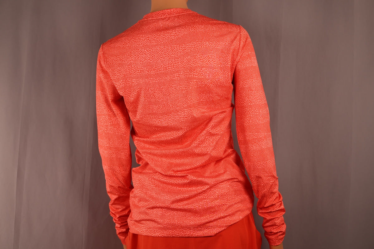 Nike Long-Sleeve Top, Coral, back