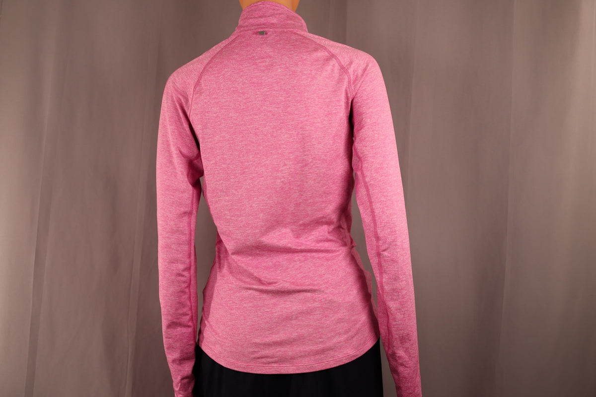 Nike Long-Sleeve Half-Zip, Pink Heather, back