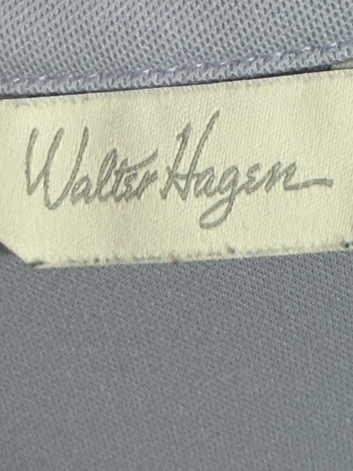 Walter Hagen Sleeveless Polo brand and size label