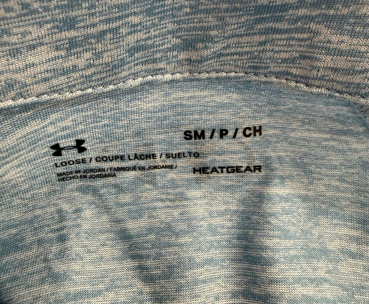 Under Armour Long-Sleeve Half-Zip brand and size label