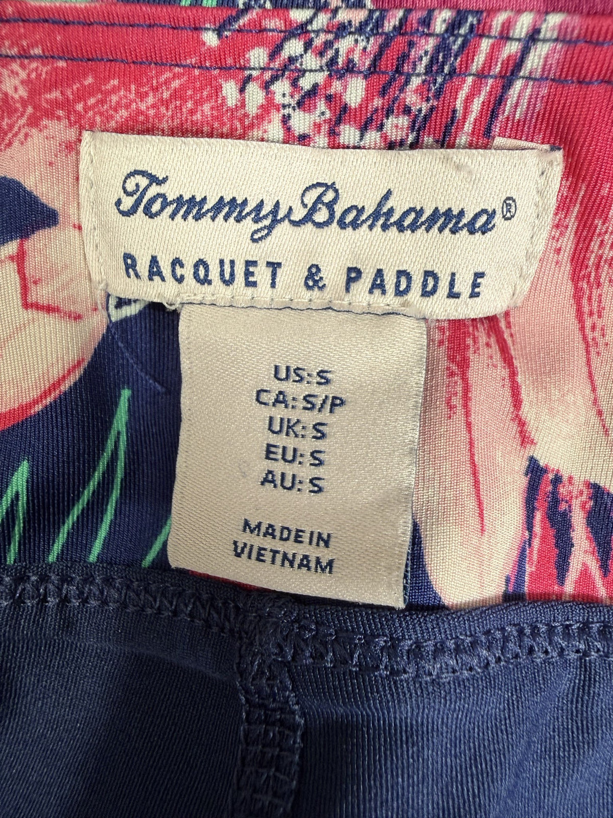 Tommy Bahama Skort brand and size label
