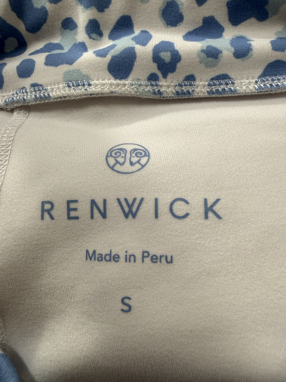 Renwick Skort brand and size label