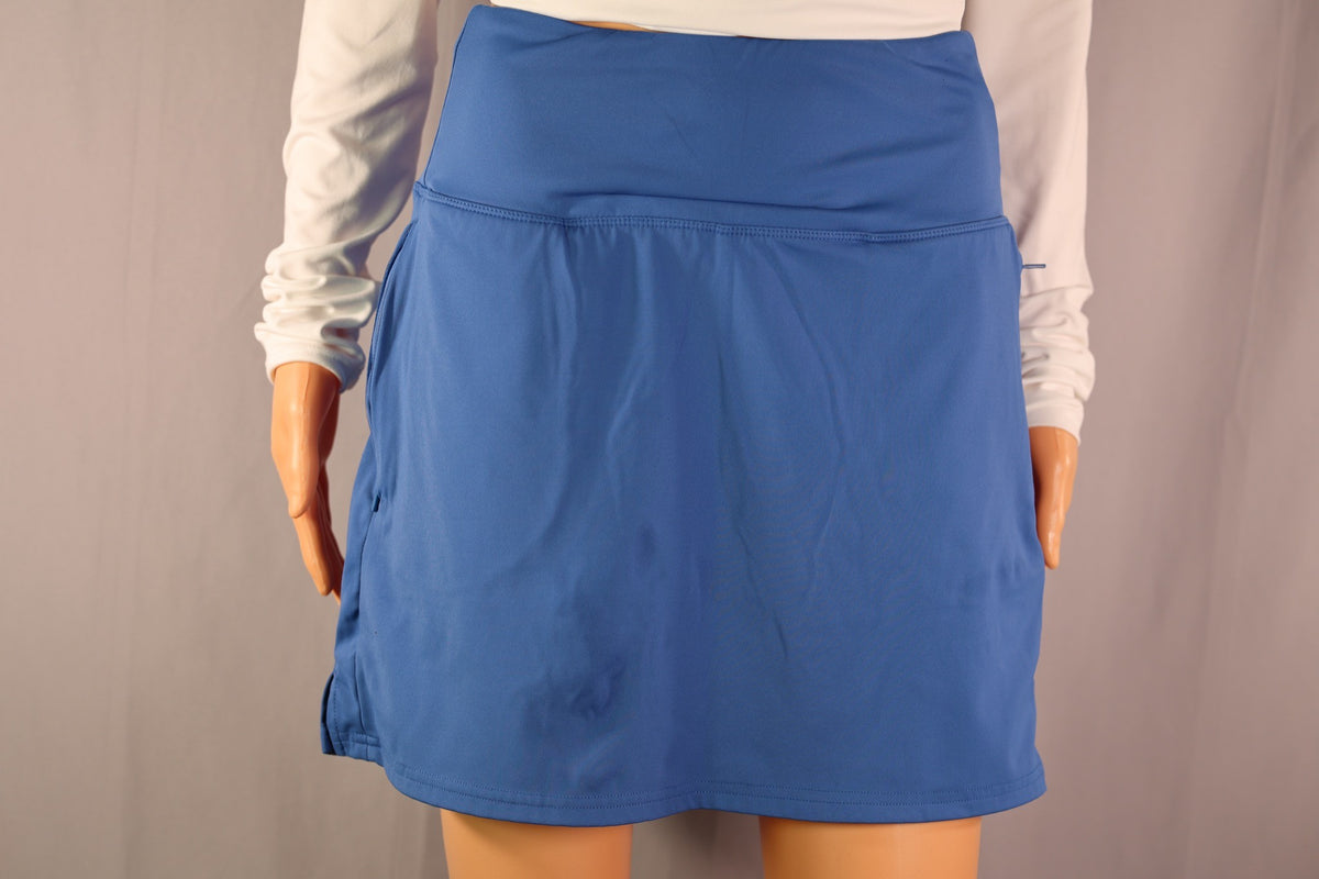Santiny Skort, Periwinkle Blue, front