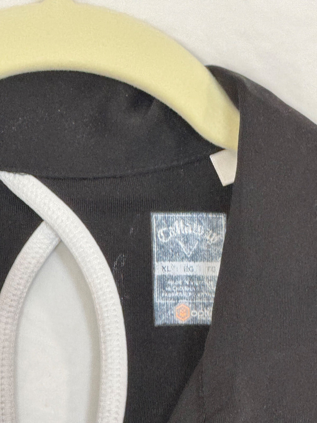 Callaway tops, care or fabric tag