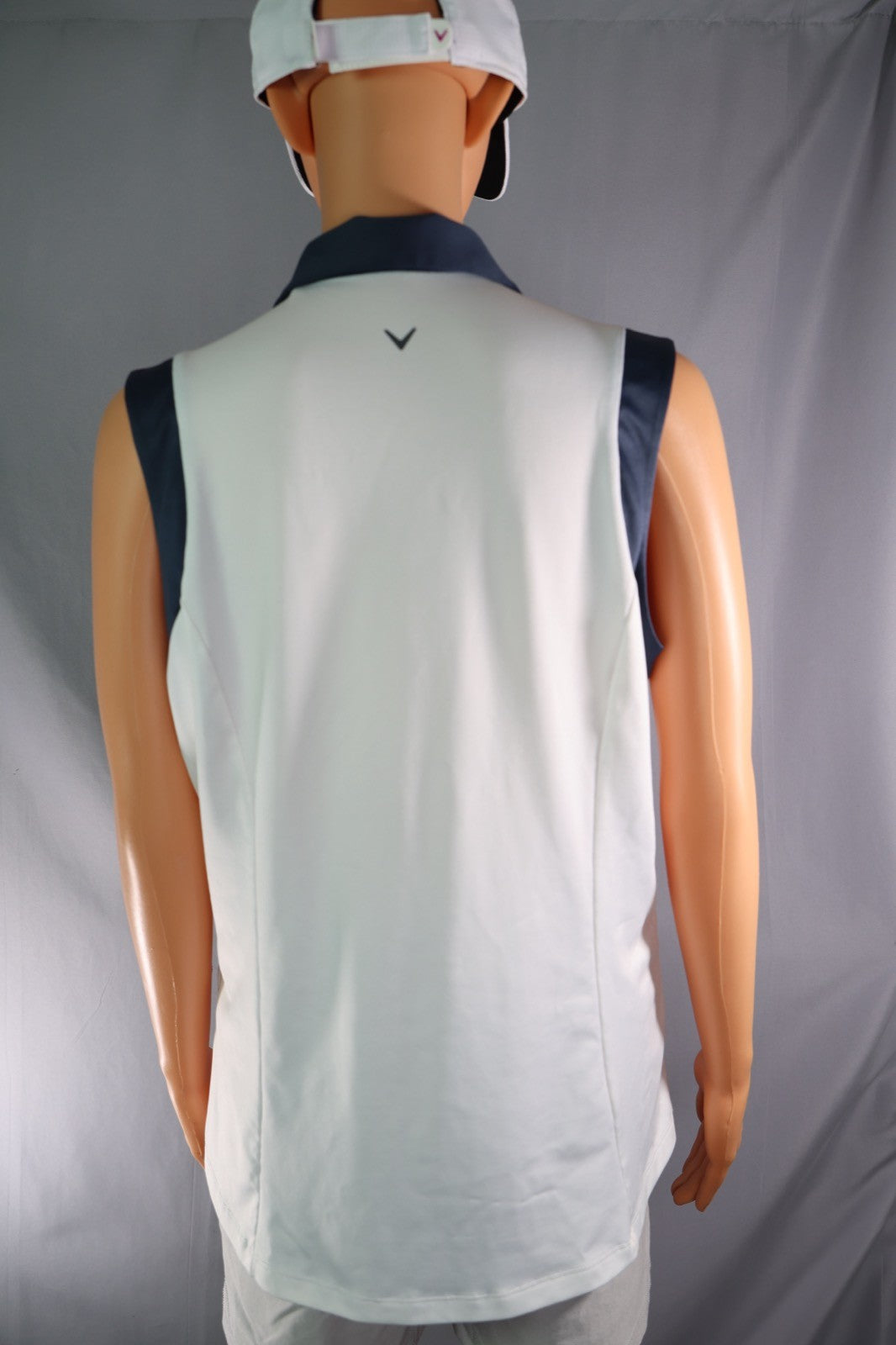 Callaway sleeveless polo, back