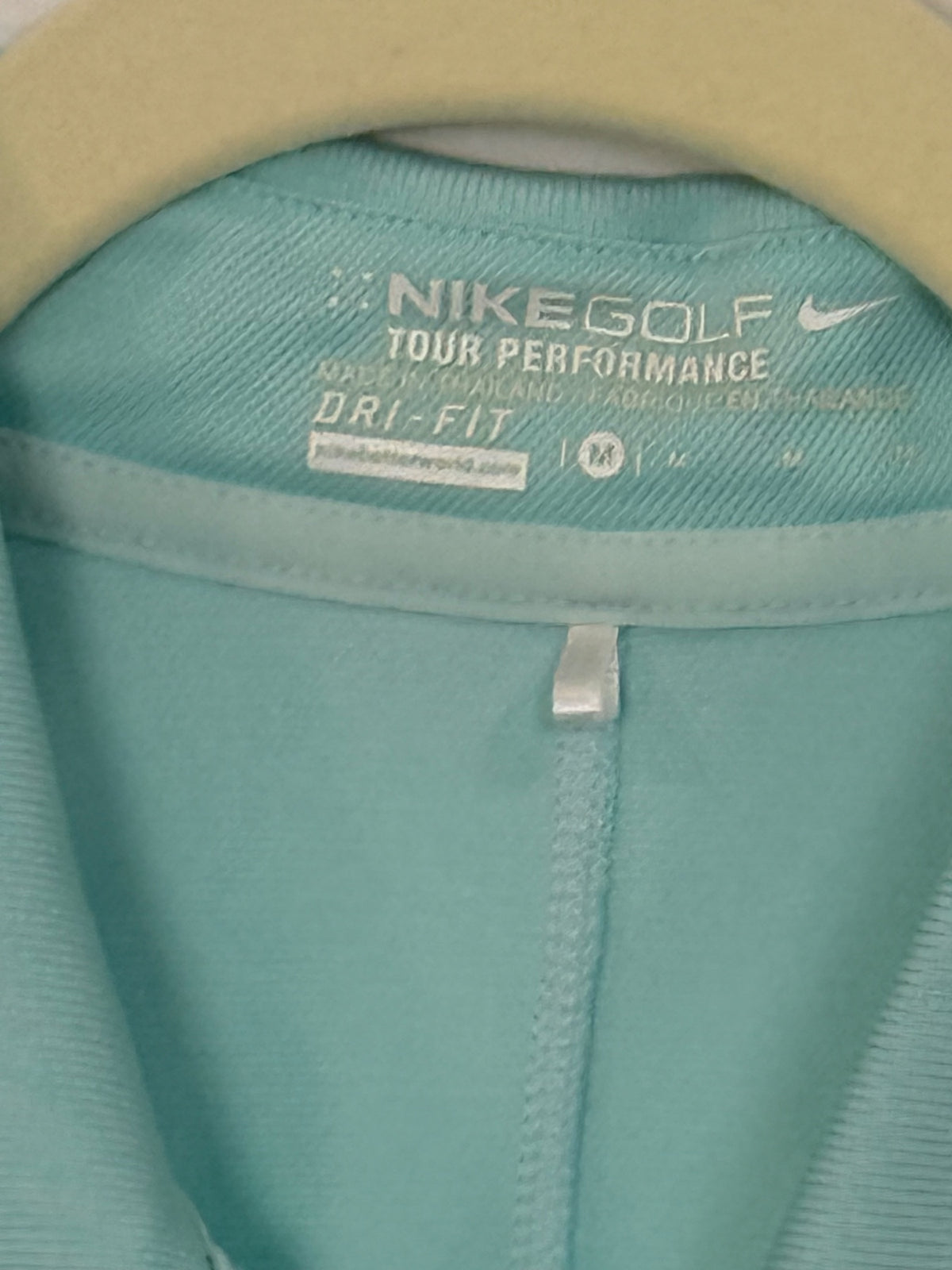 Nike Golf Tour Performance Dri-Fit brand and size label, size M