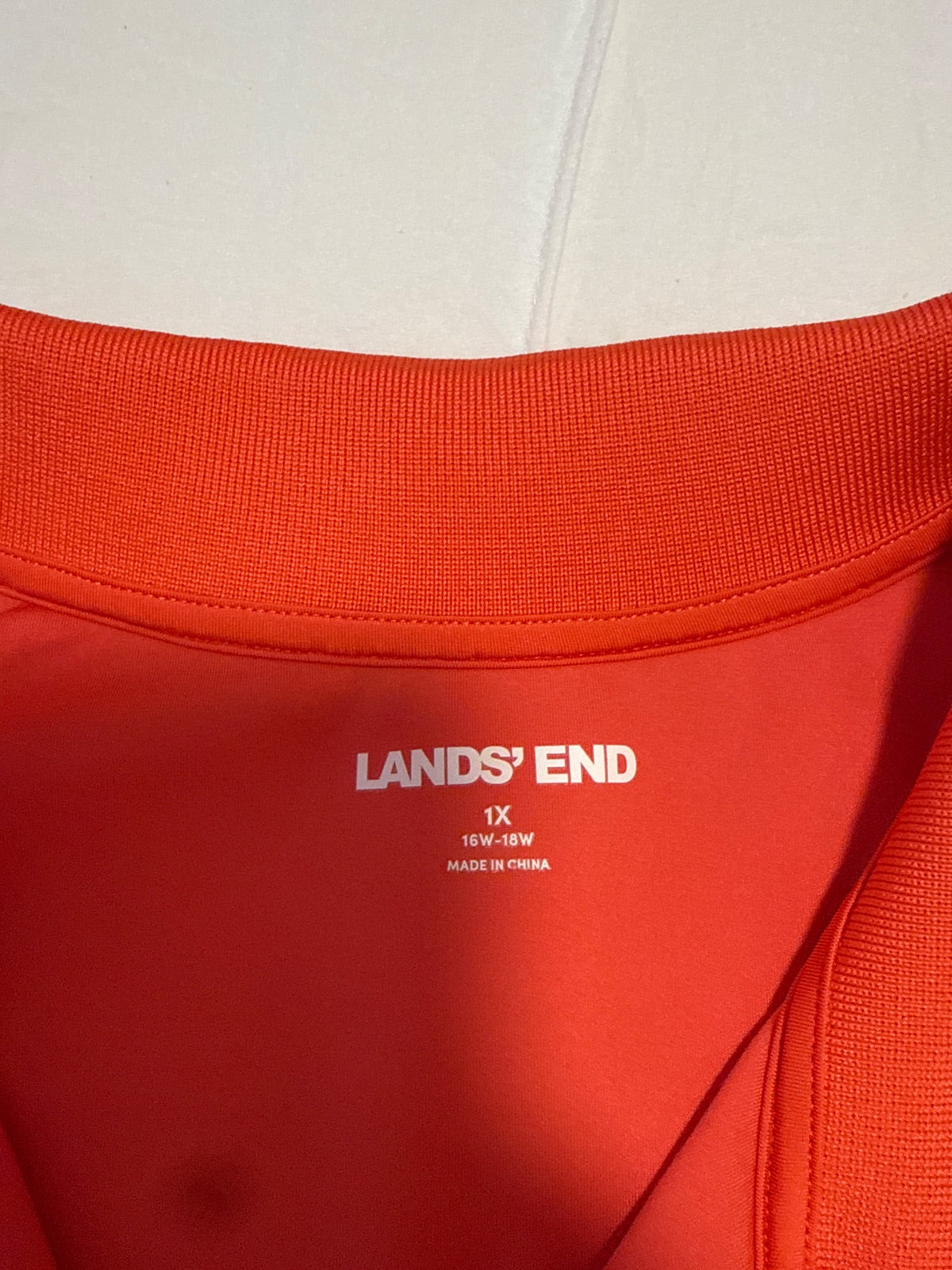 Brand and size label