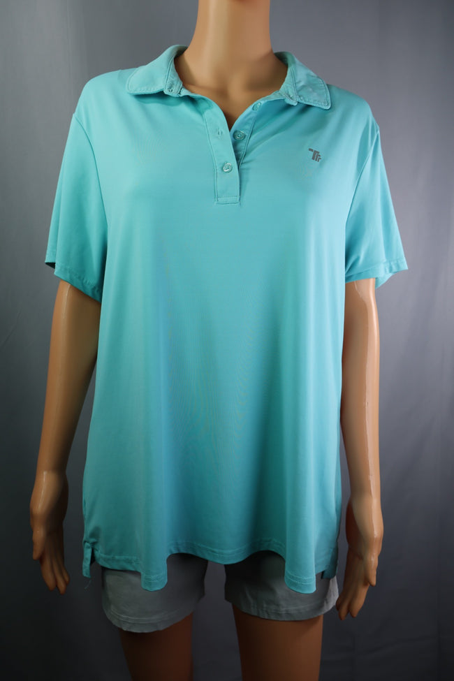 Bgowatu Polo, Aqua, Size XL