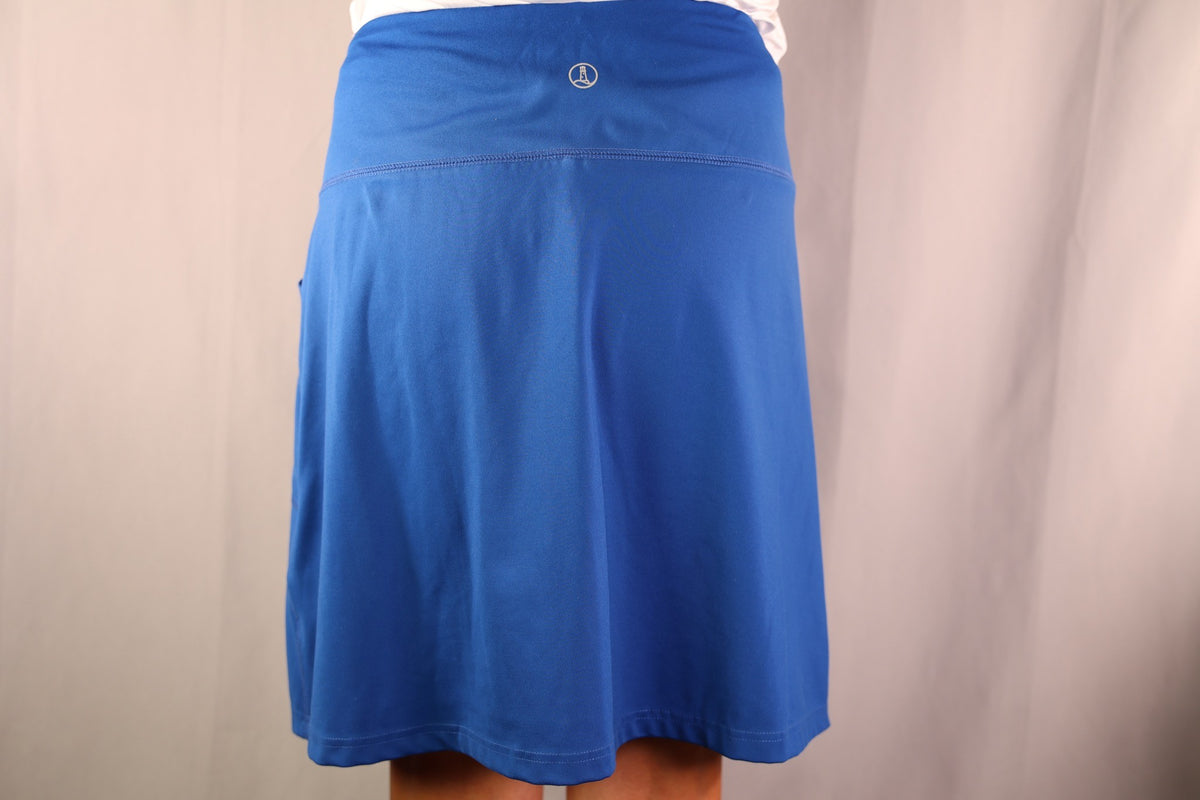 Lands' End Skort, Royal Blue, back