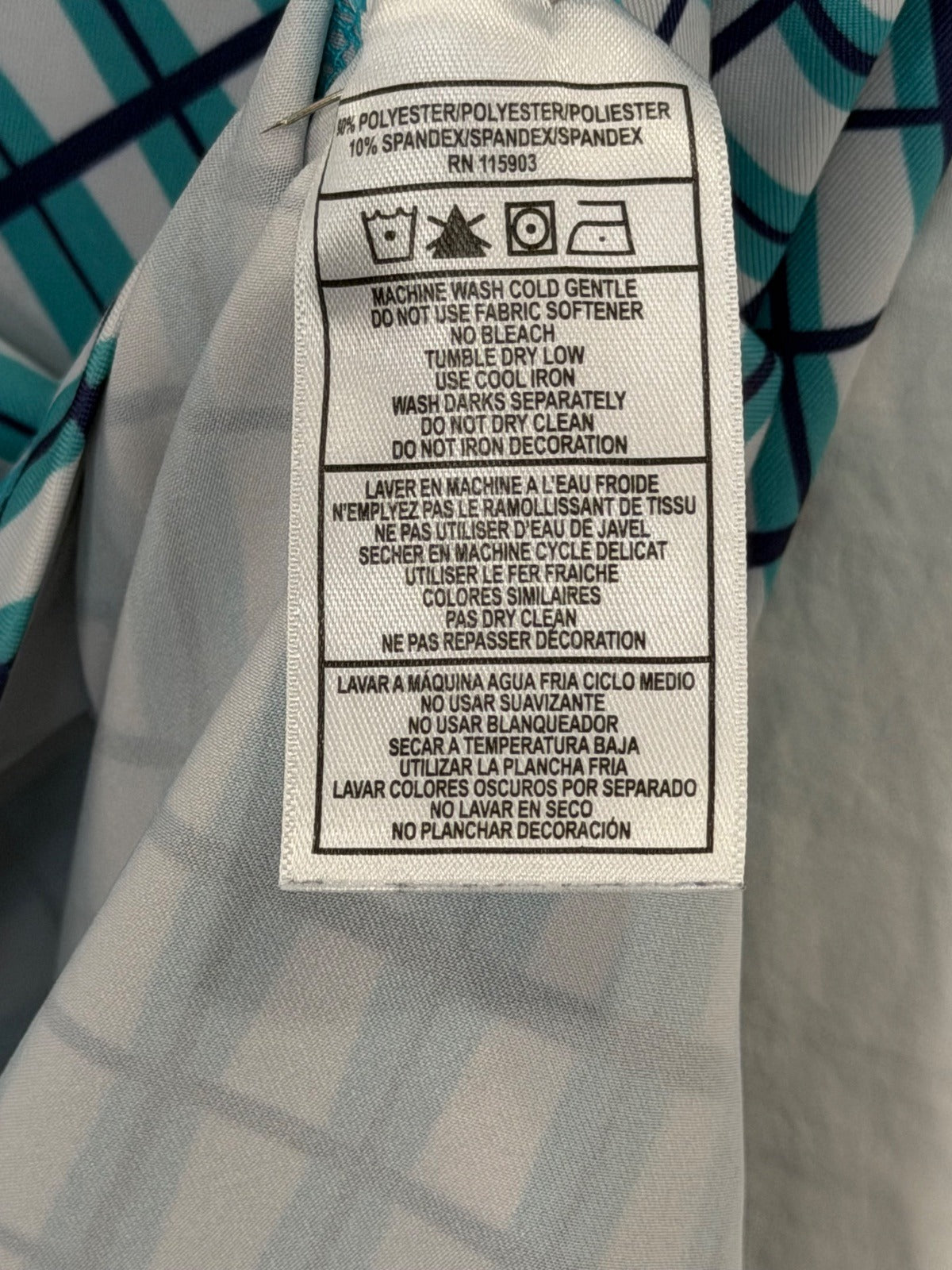 Bermuda Sands tops, tops 04 care or fabric tag