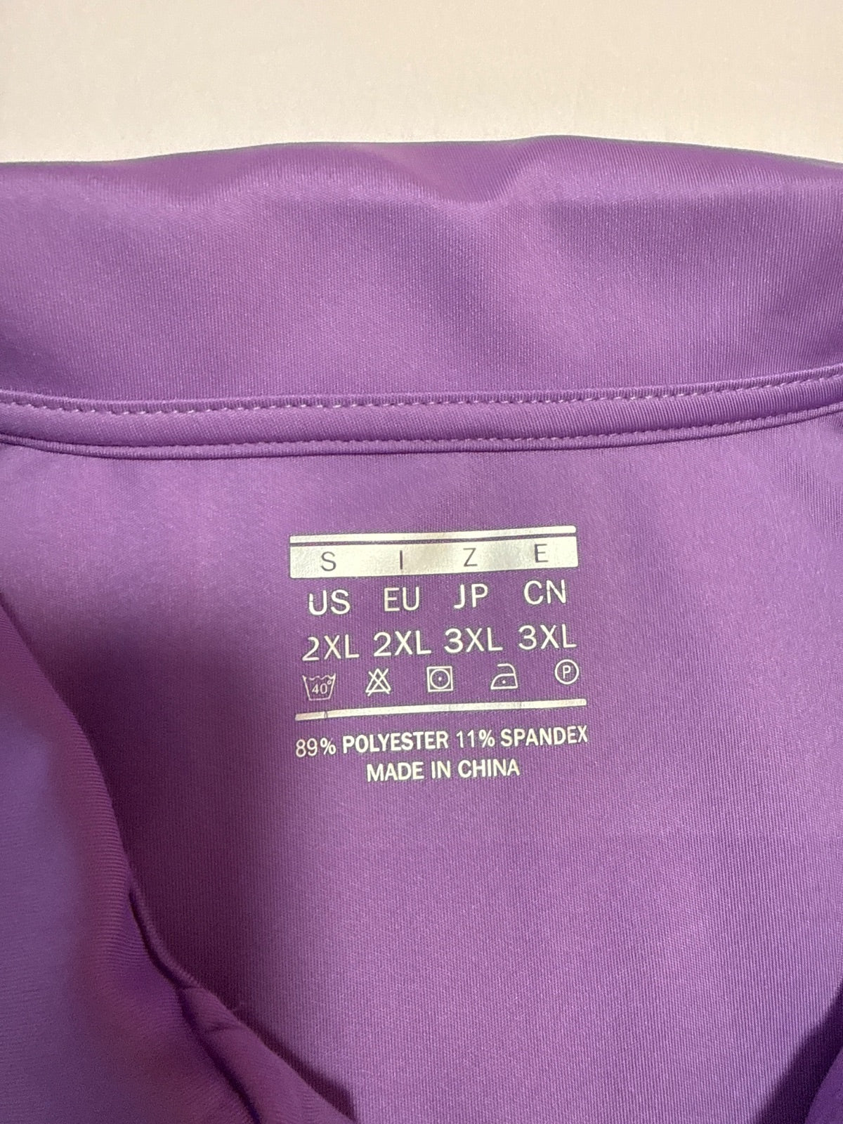 Brand and size label
