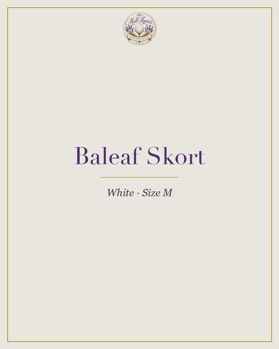 Product reel baleaf-skort-white-size-m