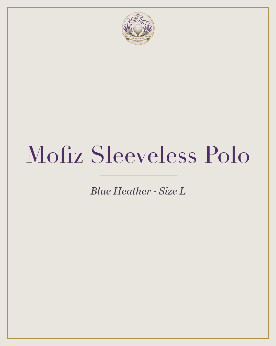 Product reel mofiz-top-blue-heather-size-l