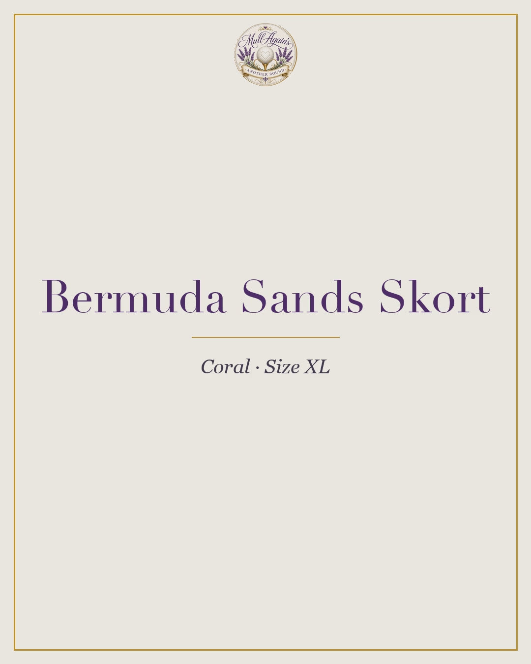 Product reel bermuda-sands-skort-red-size-xl
