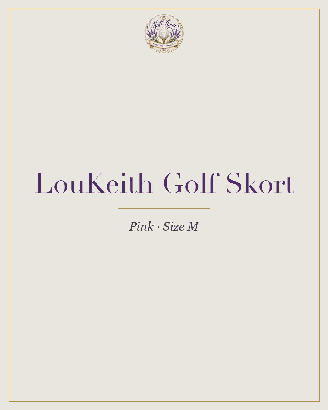 Product reel loukeith-golf-skort-pink-size-m