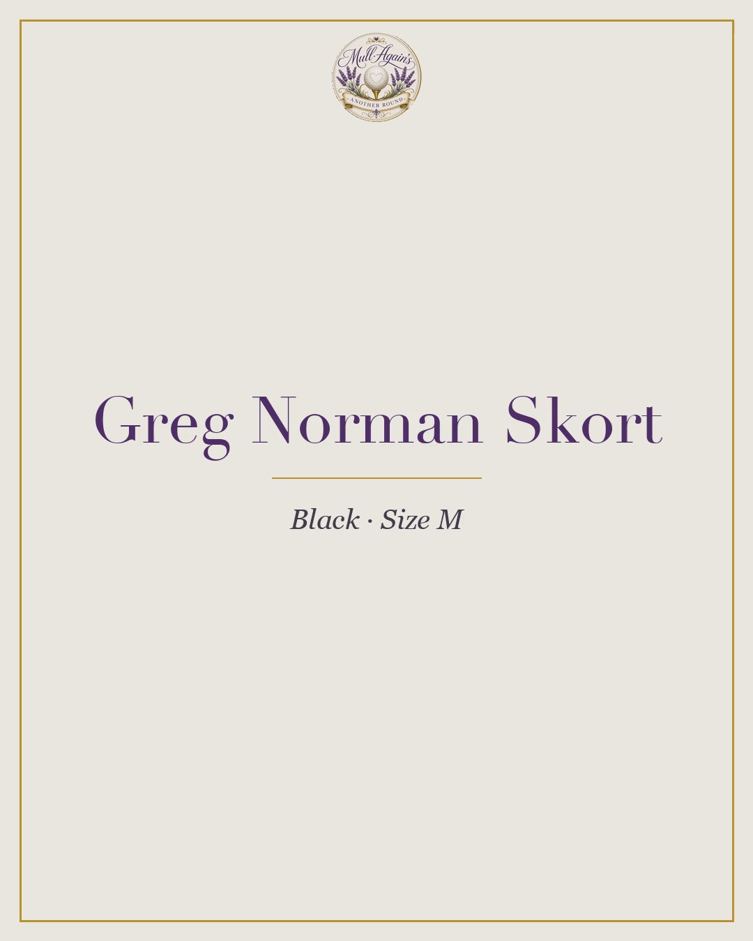 Product reel greg-norman-skort-navy-size-m