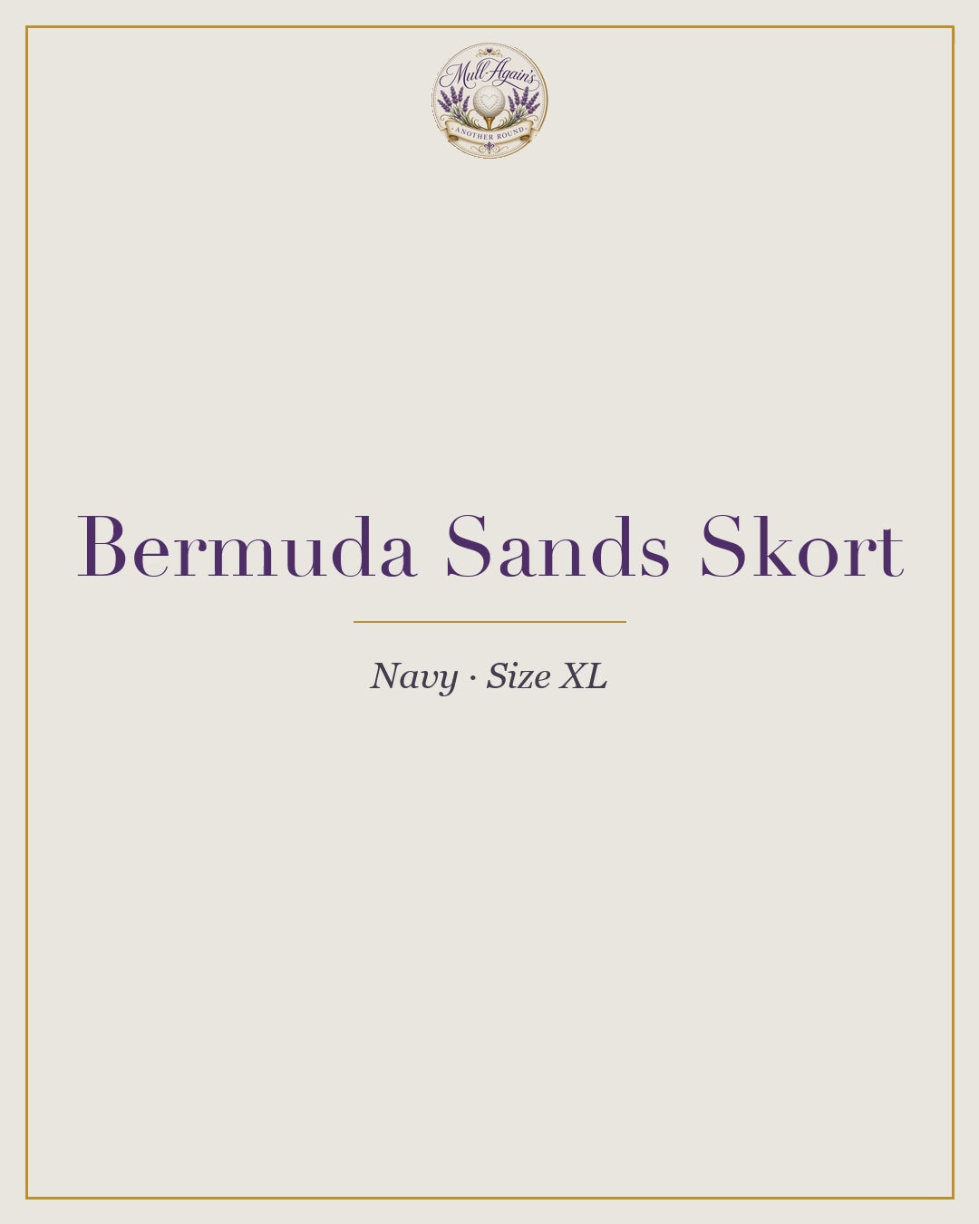 Product reel bermuda-sands-skort-navy-size-xl